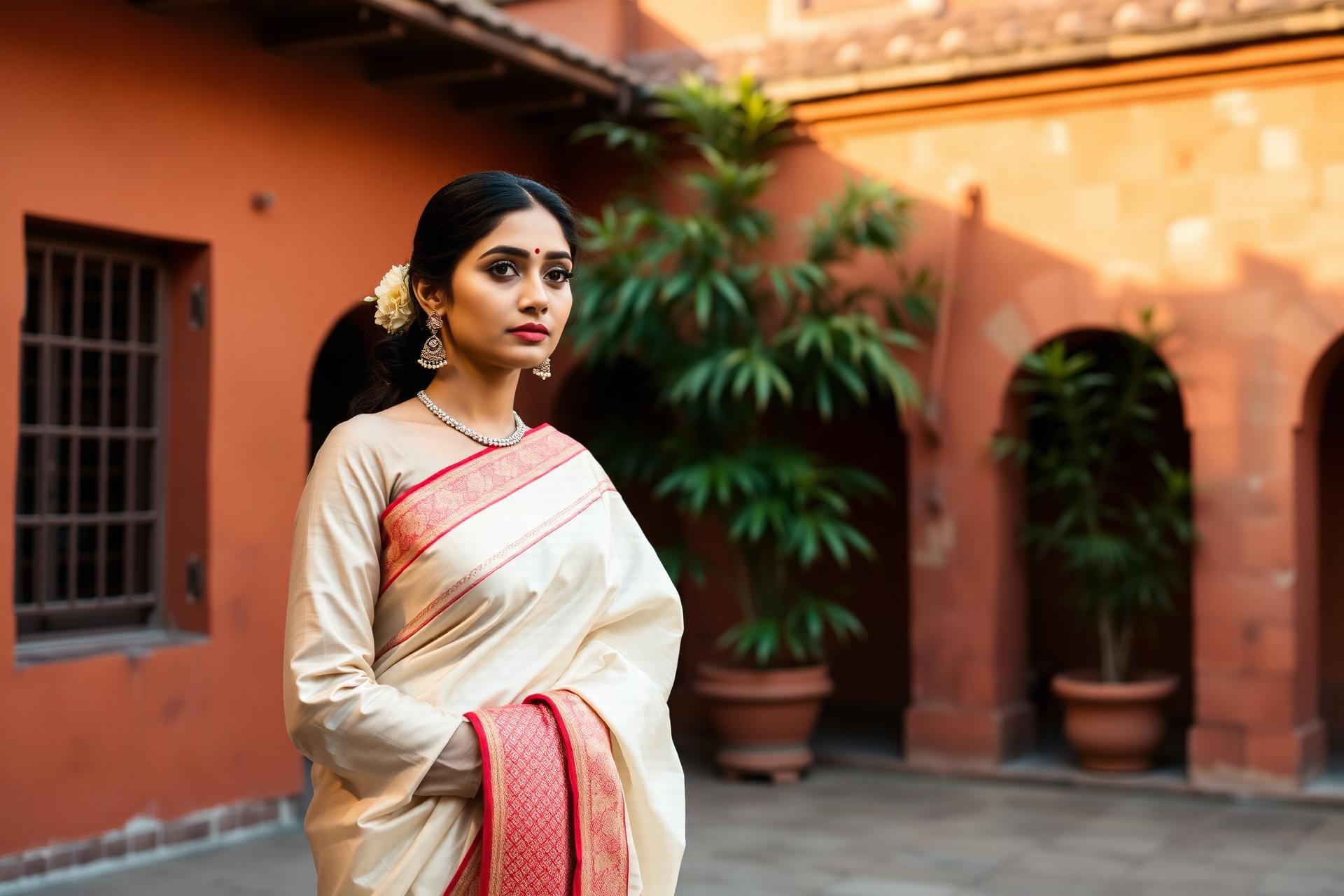 Women's sarees — Garad, Jamdani and Silk from P. C. Dhar & Sons